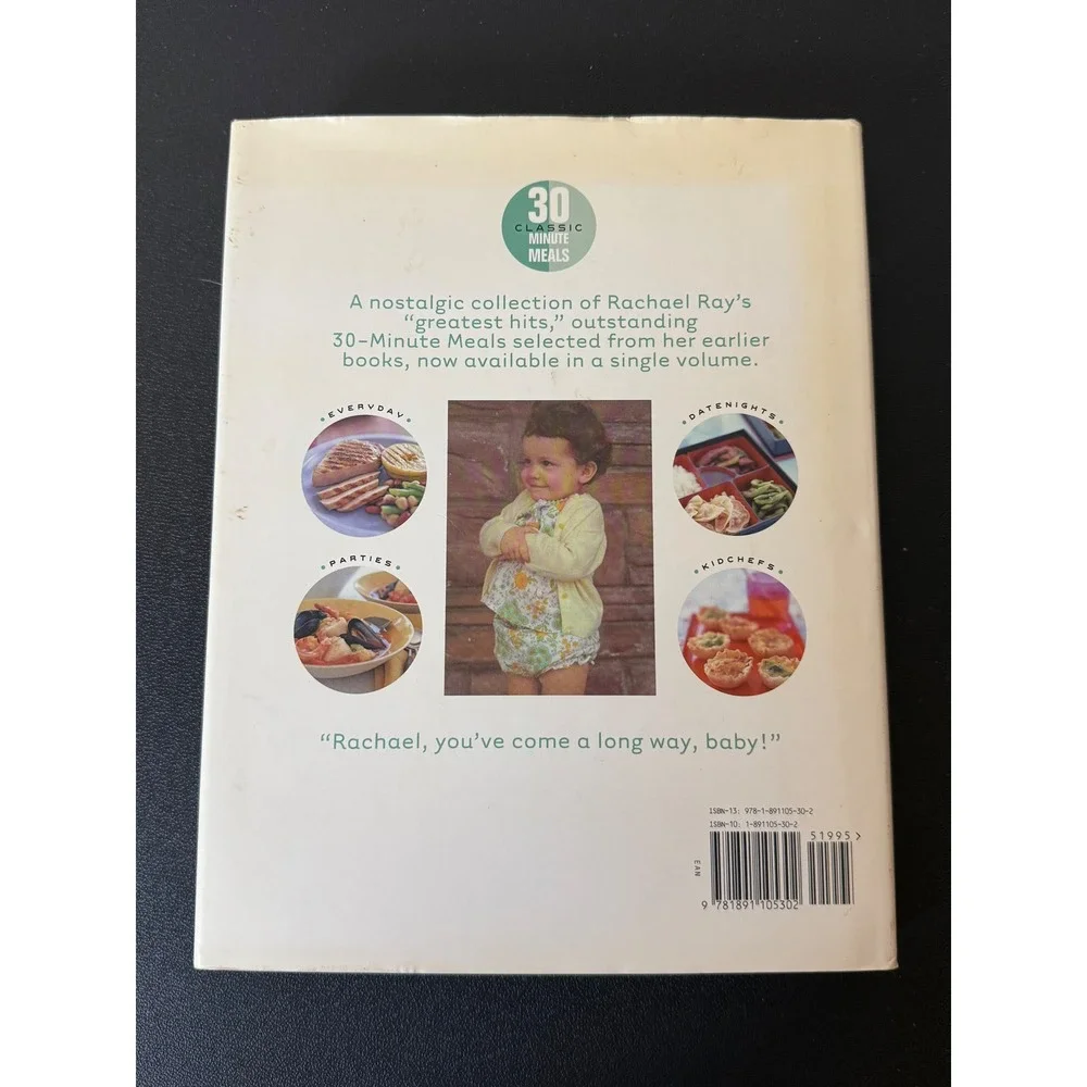 Classic Rachael Ray 30-Minute Meals Yum-O! All-Occasion Cookbook Food‎ Network